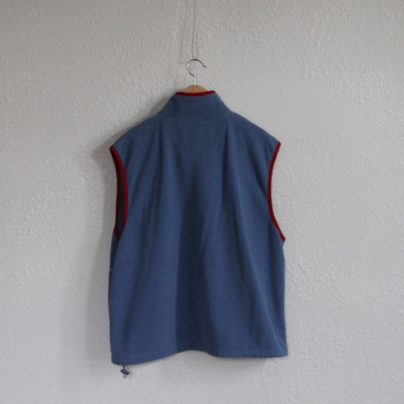 Fleece Zip Up Vest - Men’s L - Drawstring Waist - Picture 4 of 7